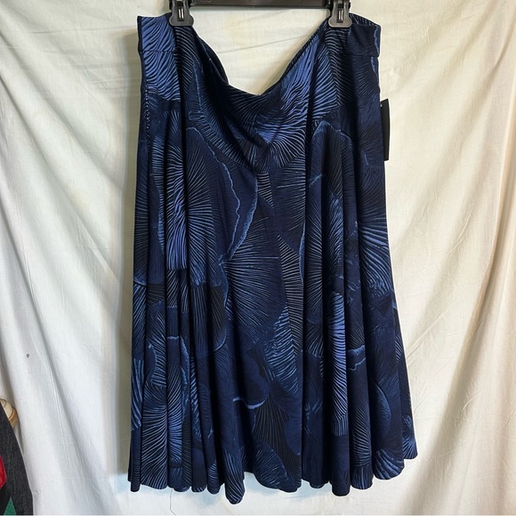 Melissa McCarthy Seven7 Evening Blue Skirt - Picture 12 of 13